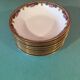 Lot of 9 cups Limoges floral friezes décor