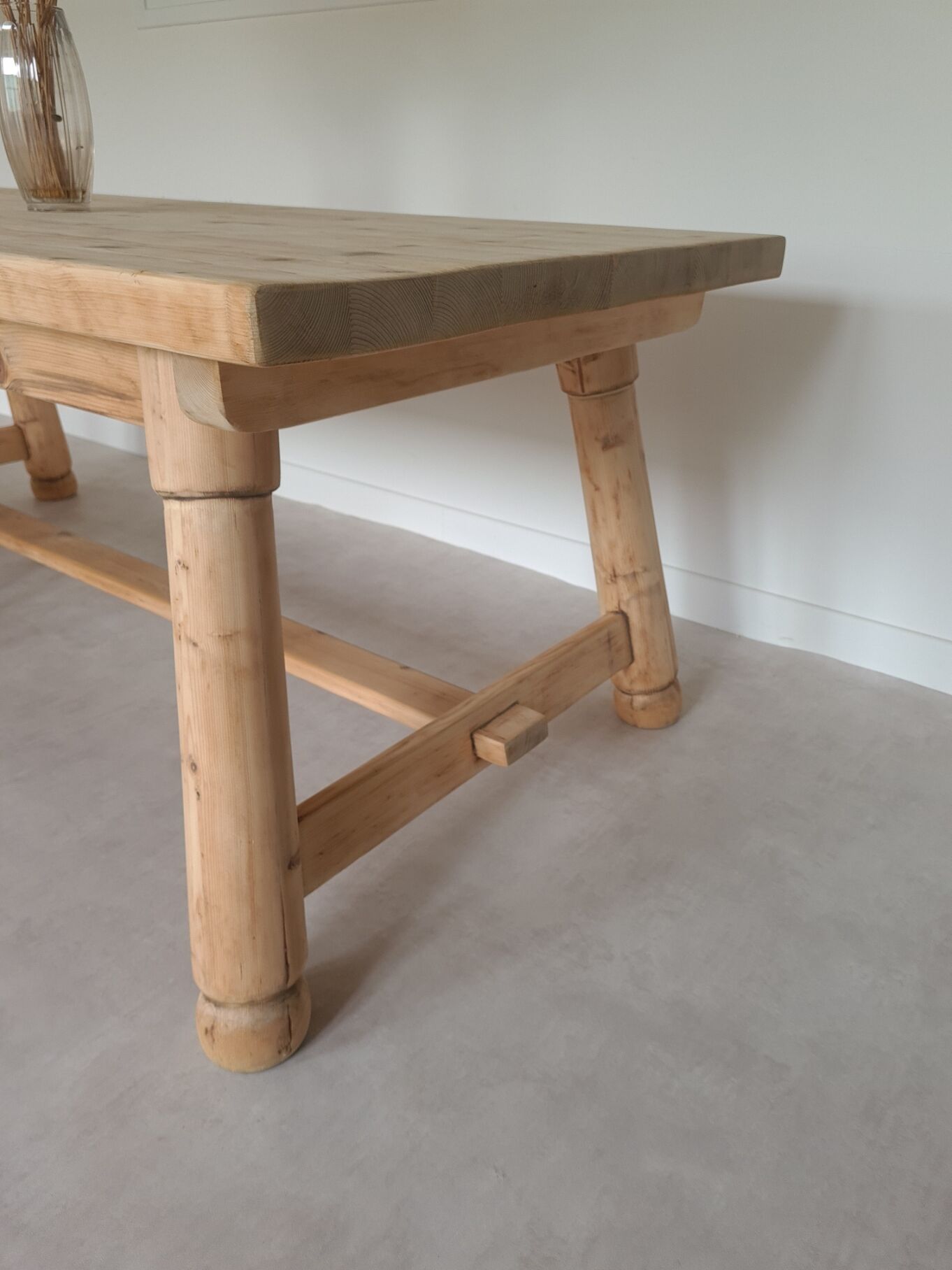 Brutalist farmhouse table