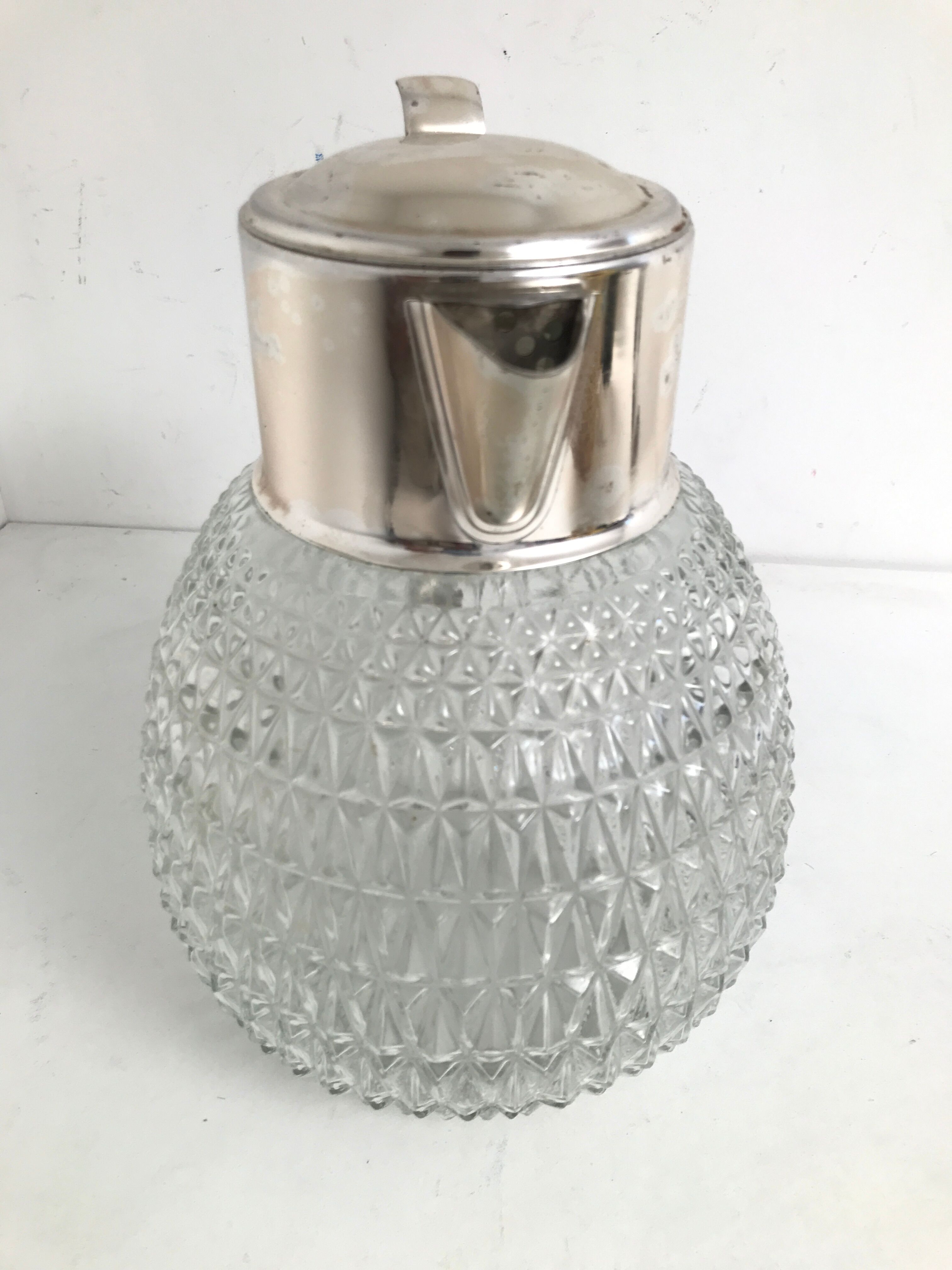 English silver pitcher year 50