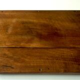 Tray in wood and brass