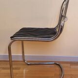 Chrome metal chair
