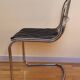 Chaise métal chromé