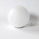 Vintage Honsel globe lamp in frosted glass, moon effect