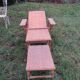 Rattan lounger