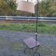 Floor lamp of the 50s magazine holder and tablet reader lamp formica