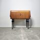 80s Italian Nightstand with Glass top