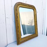 Mirror style Louis Philippe vintage gilded wood
