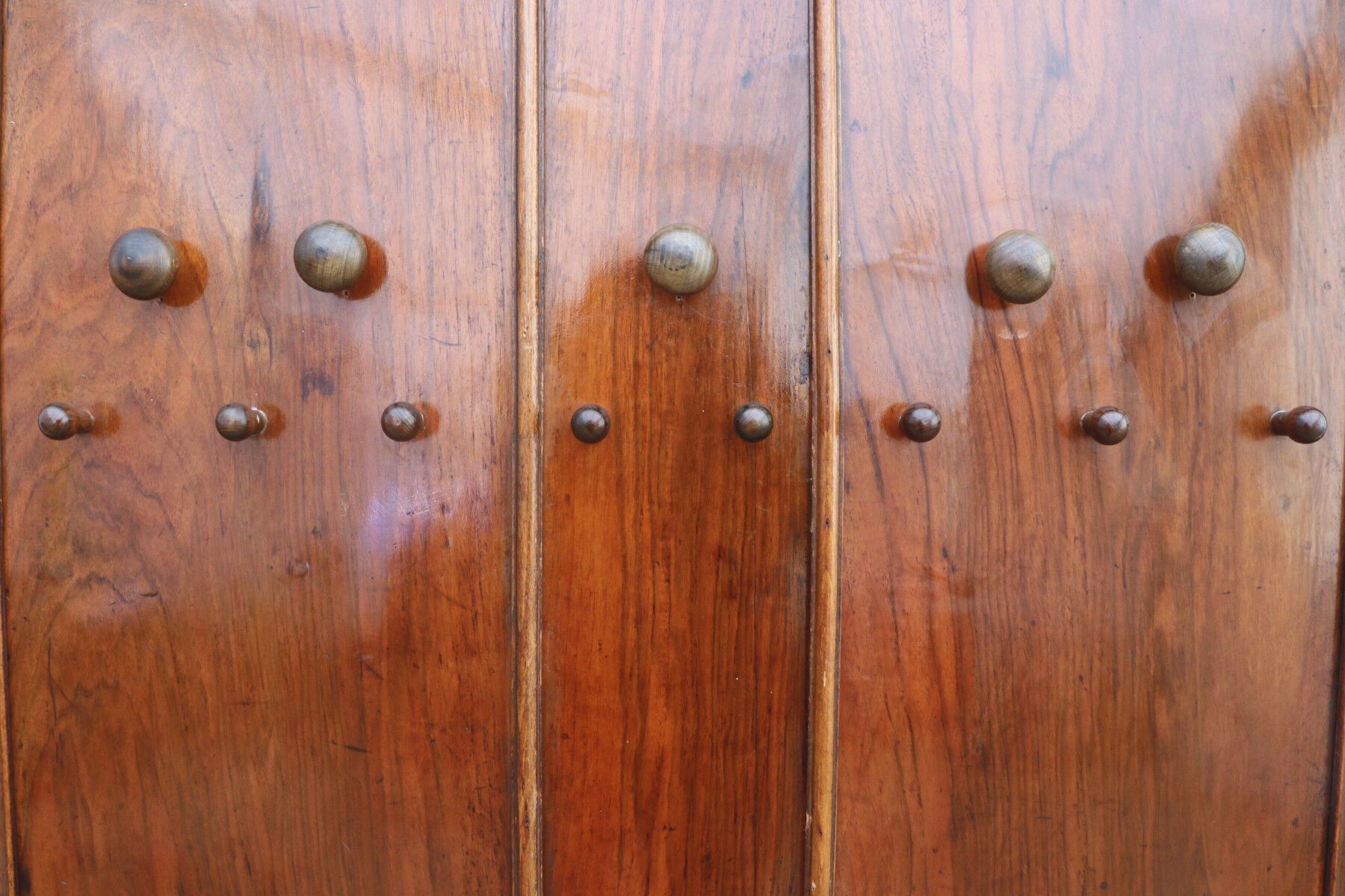 Functionalist wooden wall hanger, 1930´s, Czechoslovakia