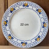 Sarreguemines plates and sauceboat from 1924
