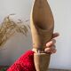 Old wooden shoe trees shapes vintage shoes