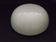 Vintage White Opaline Glass Dome Ceiling Light / Wall Light - Metal Base