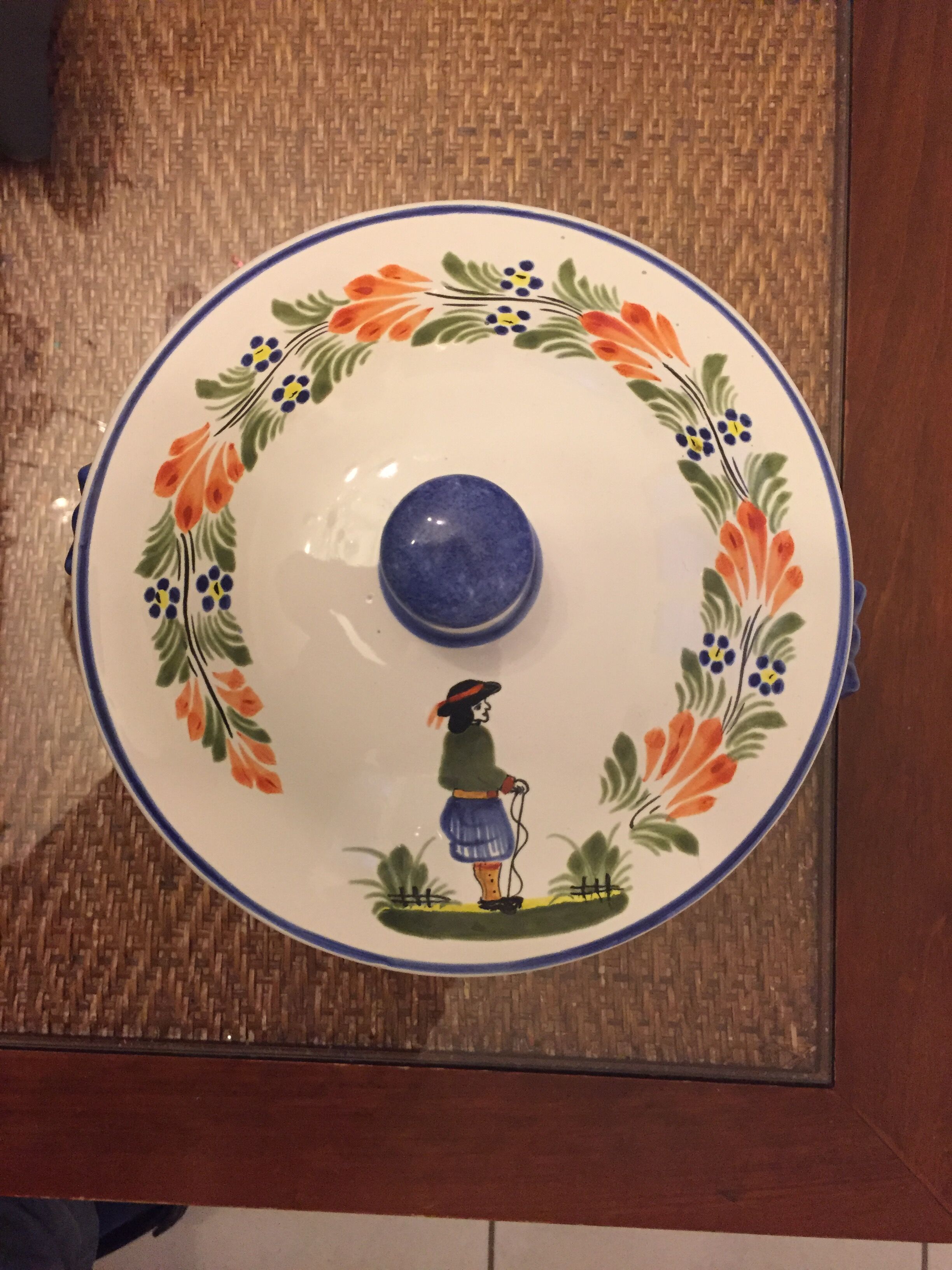 Vintage Henriot soup bowl