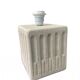White stone lamp base