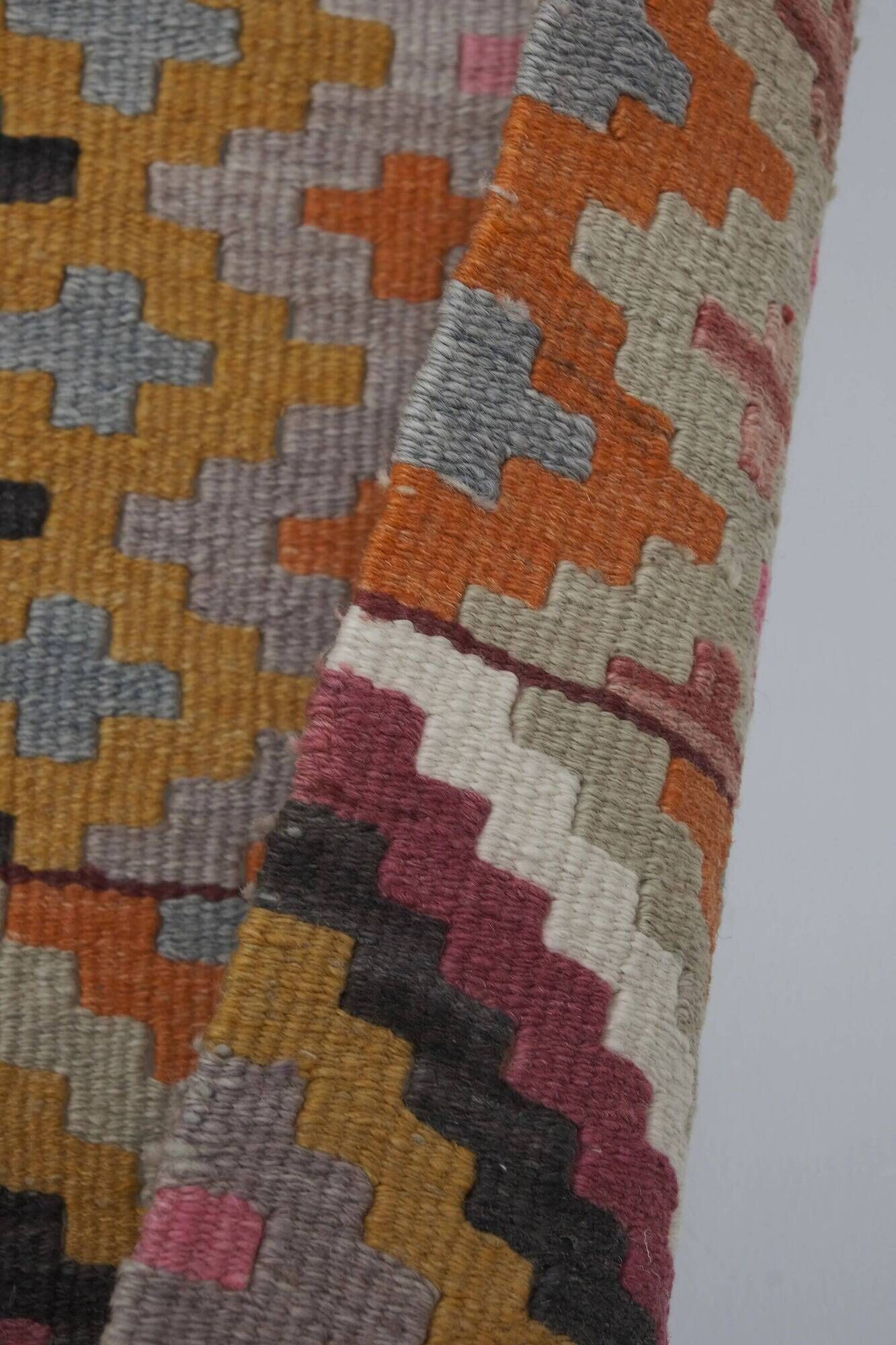Vintage Turkish hallway rug 78x460 cm