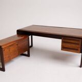 Large executive desk & module, Scandinavian design 1970s
