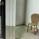 Vintage 80'S 3-panel beveled mirror screen