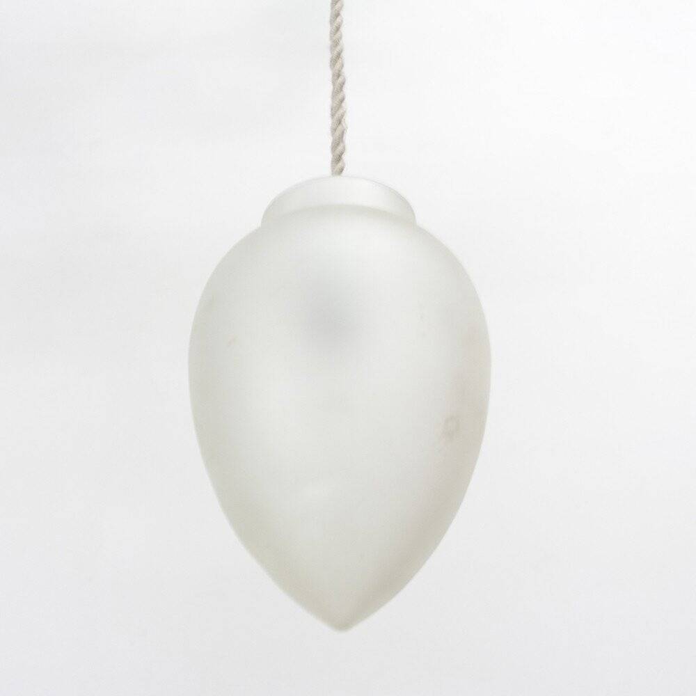 Glass Pendant Lamp, 1960s