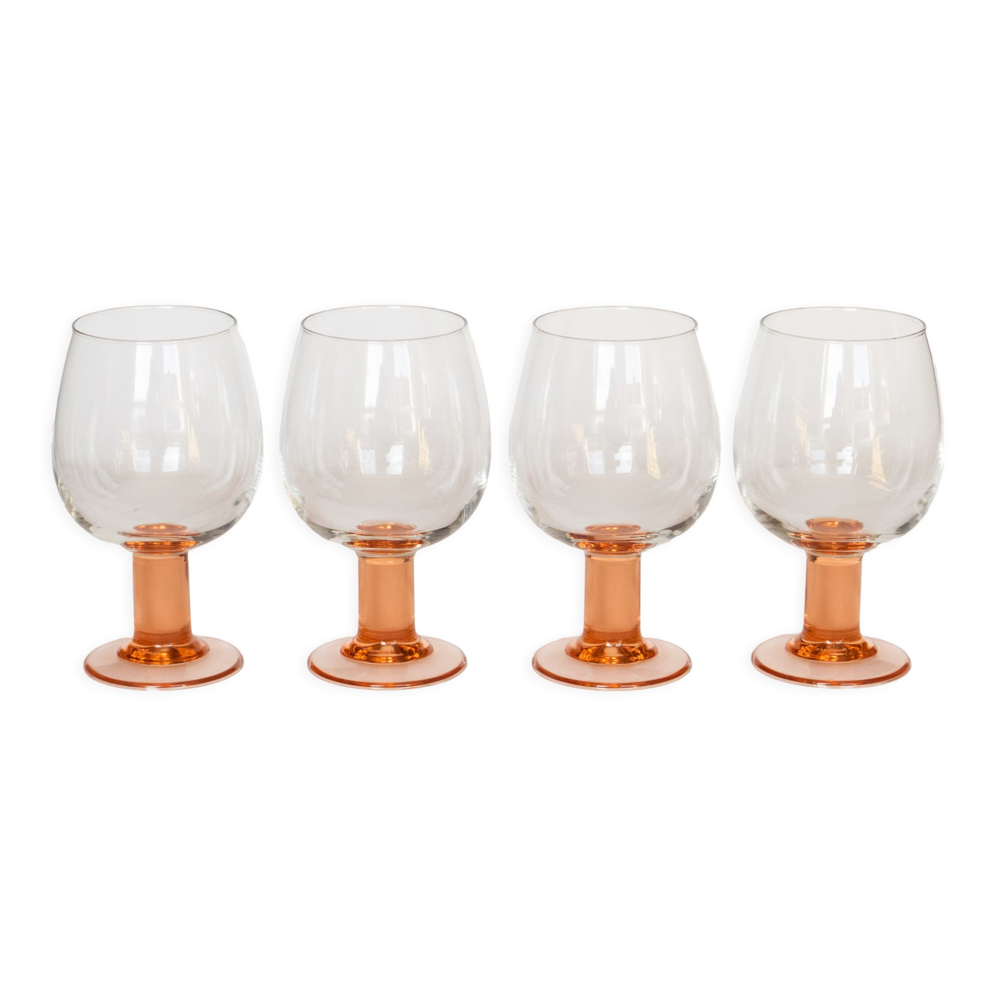 4 large Luminarc glasses France "Scandia" 1980