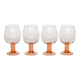 4 large Luminarc glasses France "Scandia" 1980