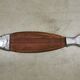 Scandinavian fish cutting board in solid teak 91 cm
