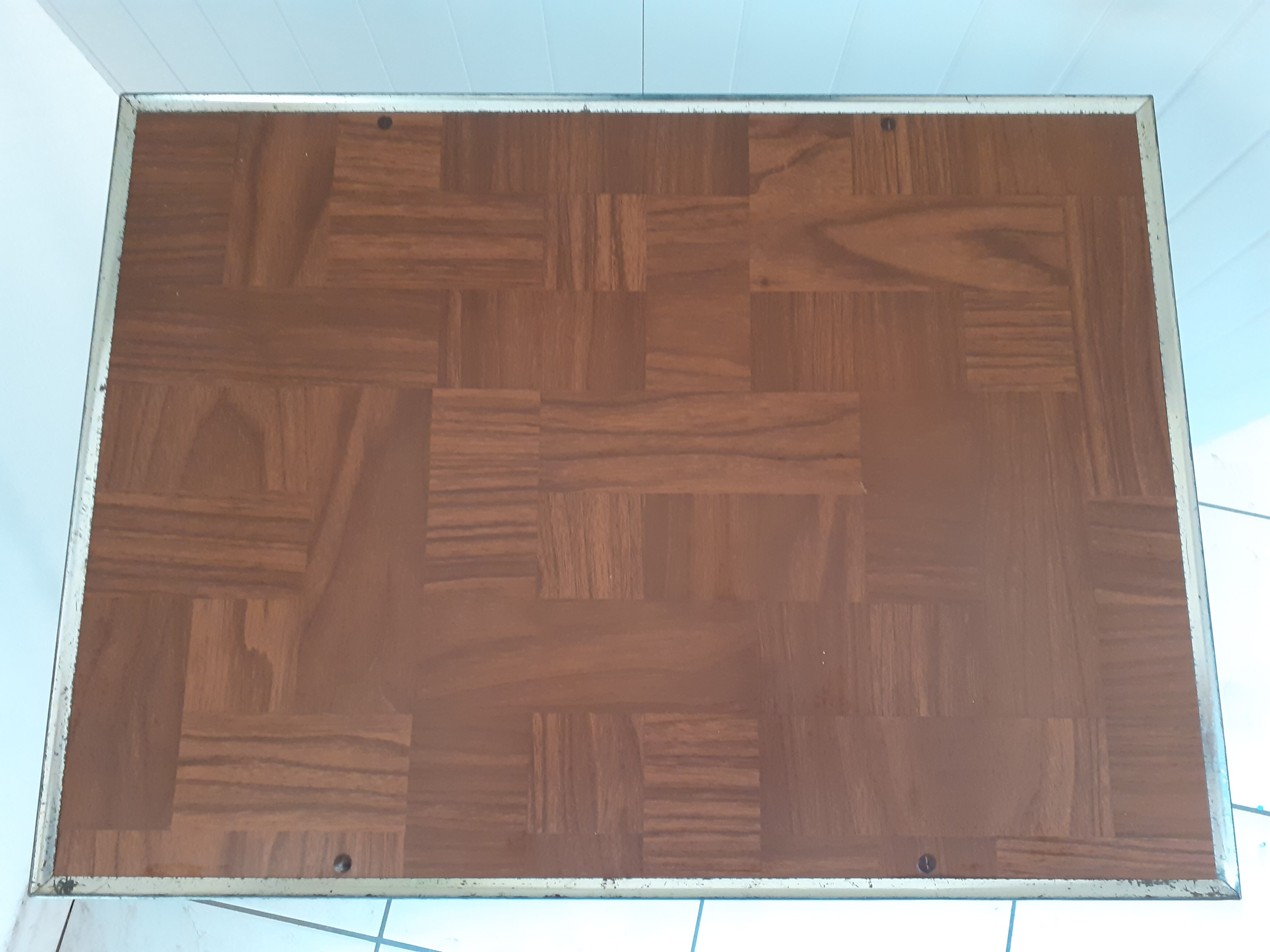 Vintage side service folding table