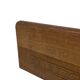 Vintage book shelf wall rack 1970s wood minimalist design