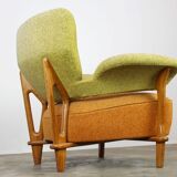F109 lounge furniture with armchair and matching sofa by Theo Ruth for Artifort, 1950