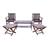Garden furniture in exotic wood brand: fsc