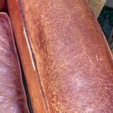 Pair of vintage club armchairs