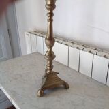 Old brass chandelier