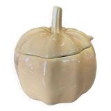 Pumpkin tureen with ladle