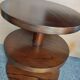 Table Gueridon art deco palissandre 3 niveaux