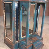 Old Art Deco teak display case