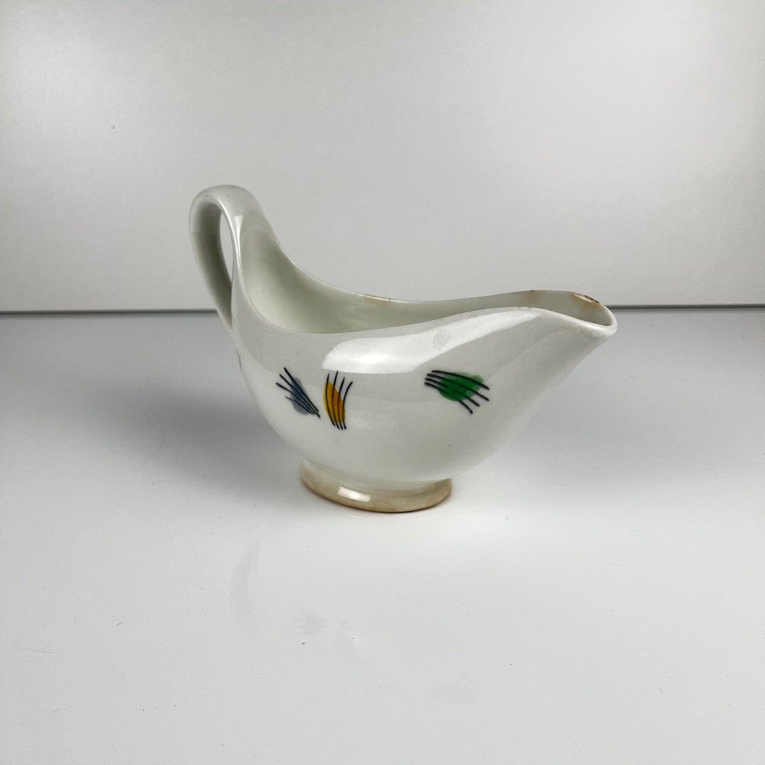 Sauceboat Gien Primefleur Creation, 1960