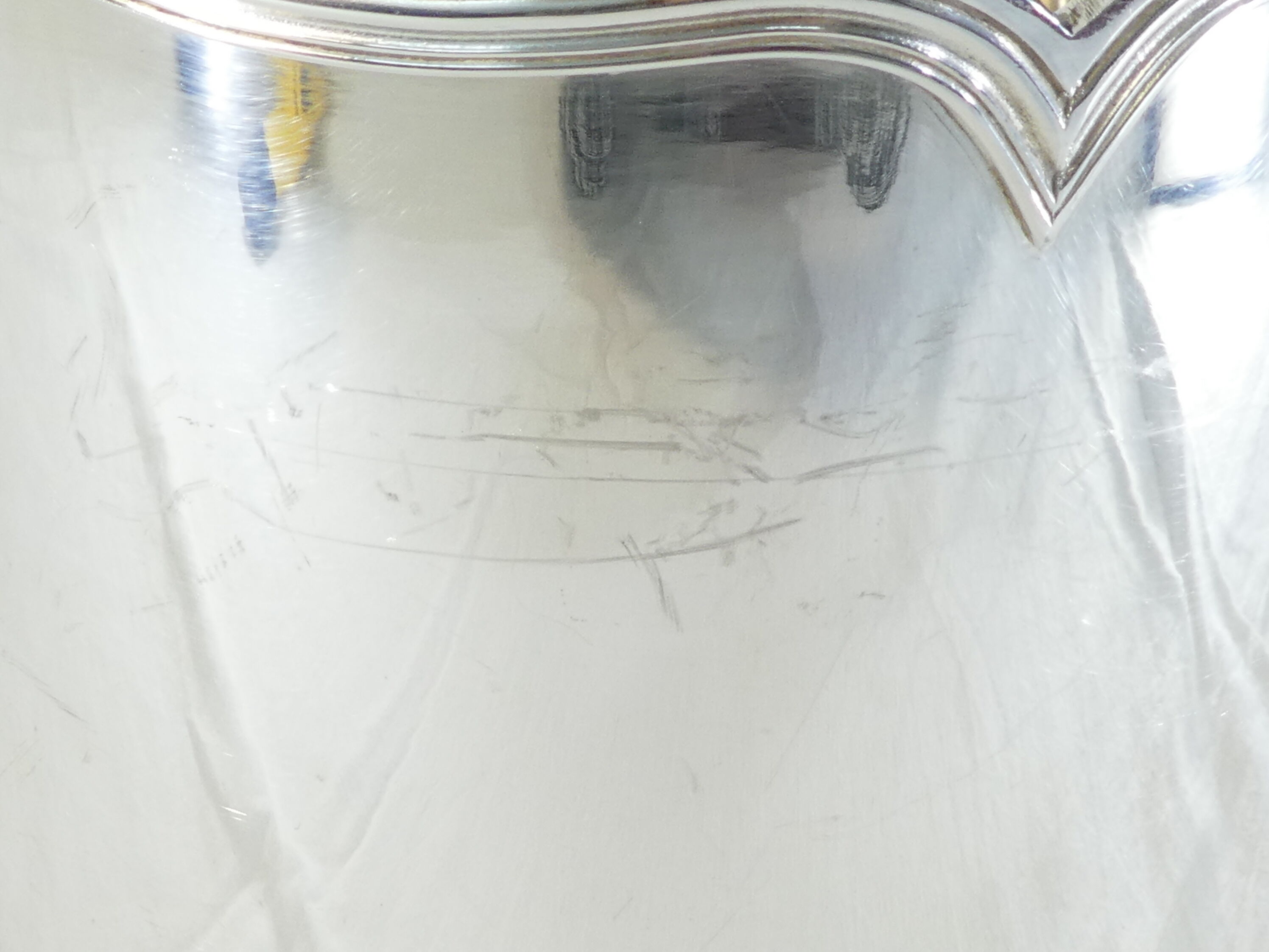 Louis XV-style silver metal Champagne bucket
