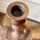 Old copper candle holder
