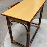 Rattan desk from the 70/80