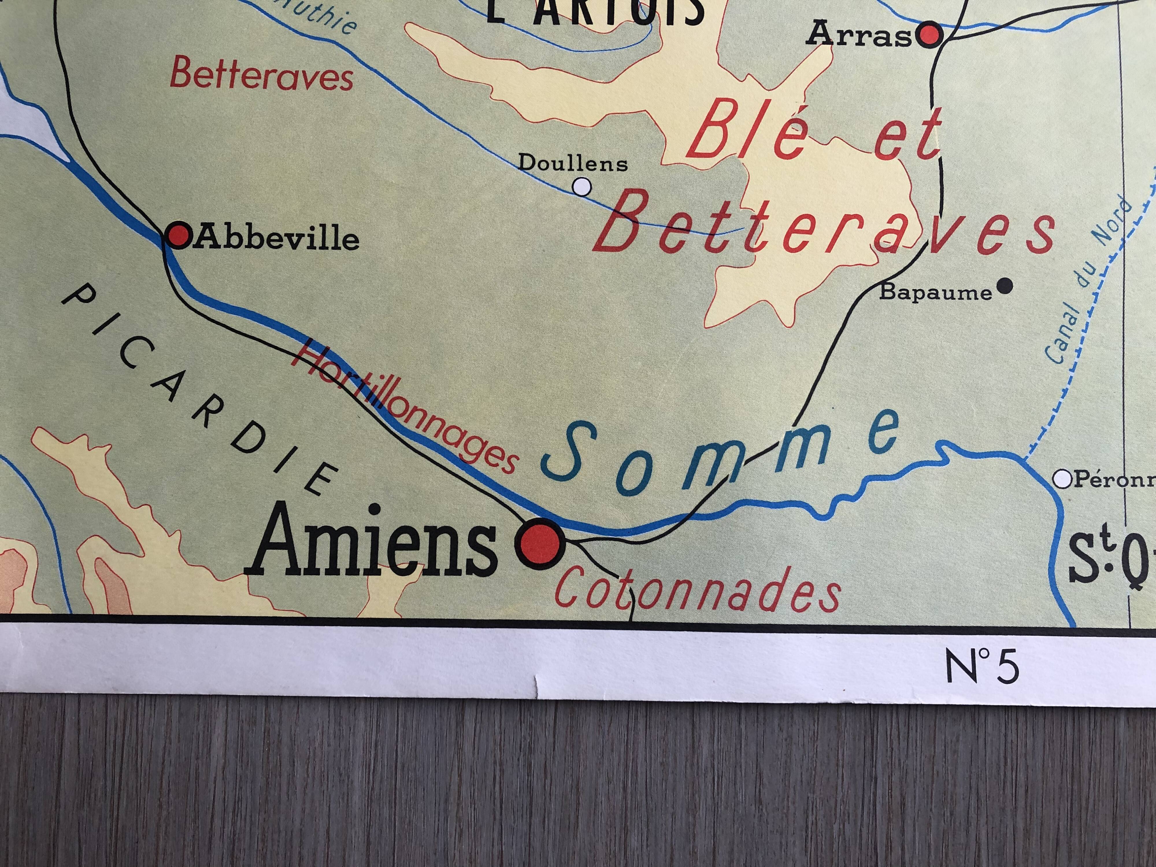 North/East school map poster