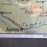 North/East school map poster