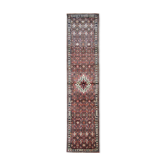 Tapis persan coureur, oriental fait main en laine - 70x293cm