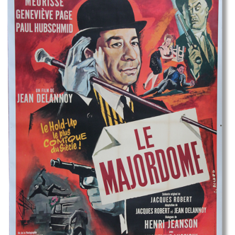 Affiche de cinema originale "Le majordome"