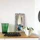 Ceramic and wrought iron mirror 1950