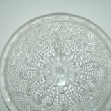 pair of art-deco plates in glass paste by Lorrain