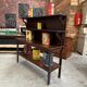 Late nineteenth century oak shop furniture