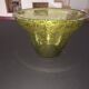 Large blown biot glass salad bowl