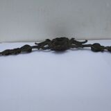 Old bronze pediment
