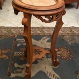 Selette pot holder late nineteenth early twentieth in solid beech style China Far East