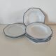 Set of 8 Raynaud Limoges porcelain plates