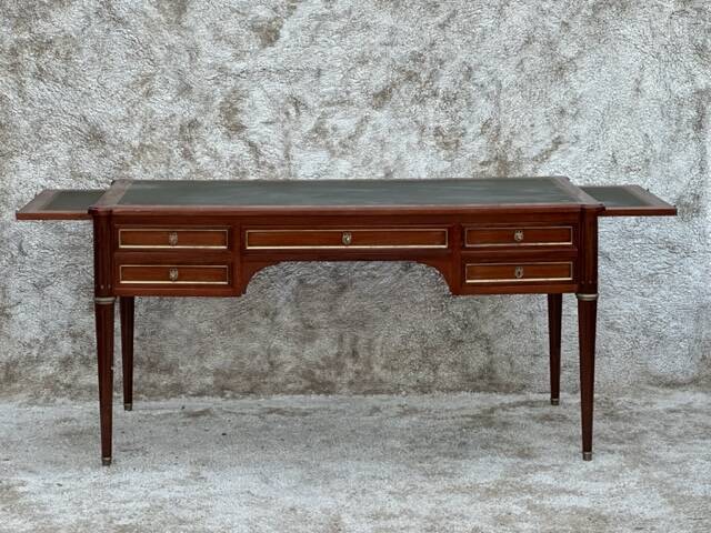 Desk and armchair