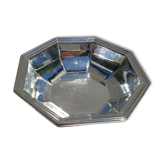 Octagonal dish silverware from Germany vintage Art Deco style